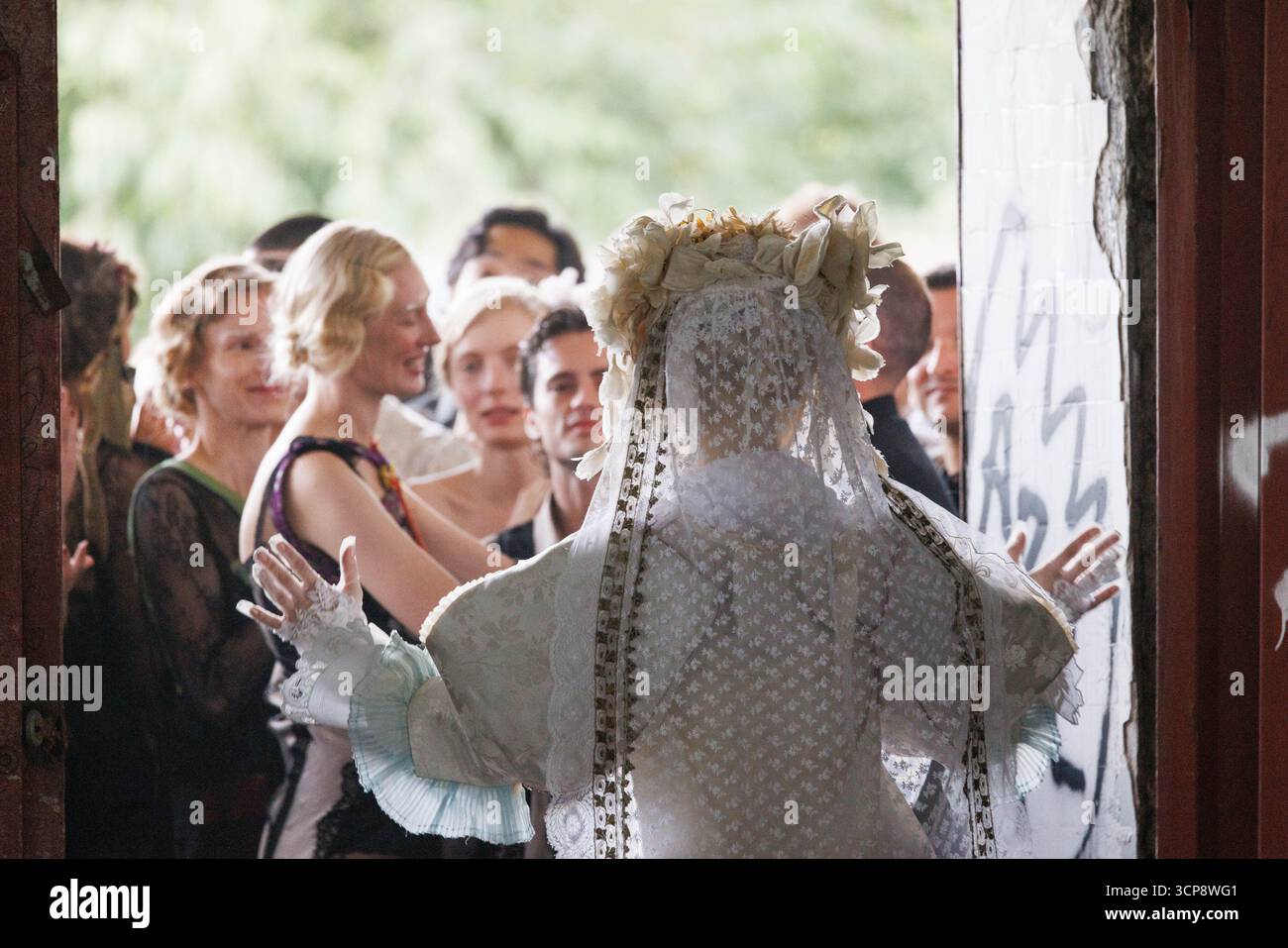 A model walks the runway at the Antonio Marras fashion show during the ...