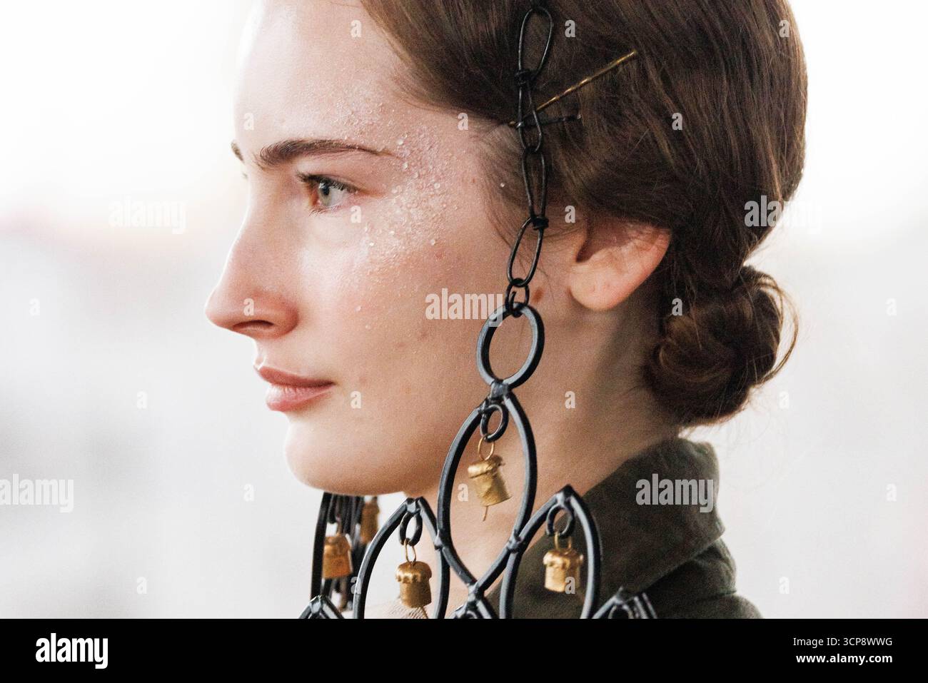 A model walks the runway at the Antonio Marras fashion show during the ...