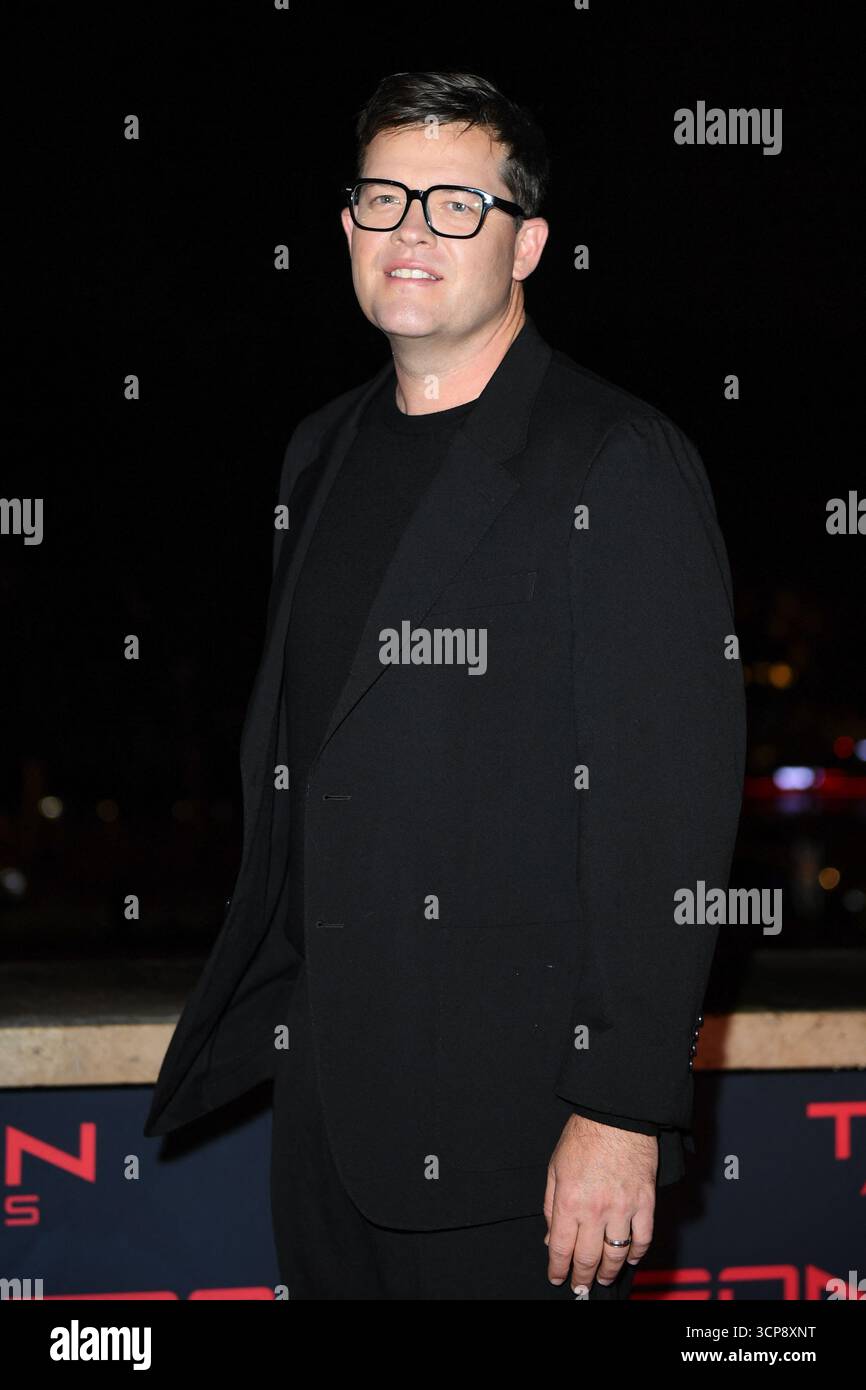 Justin Springer attending the Tron : Ares Premiere at the Pathe Palace ...