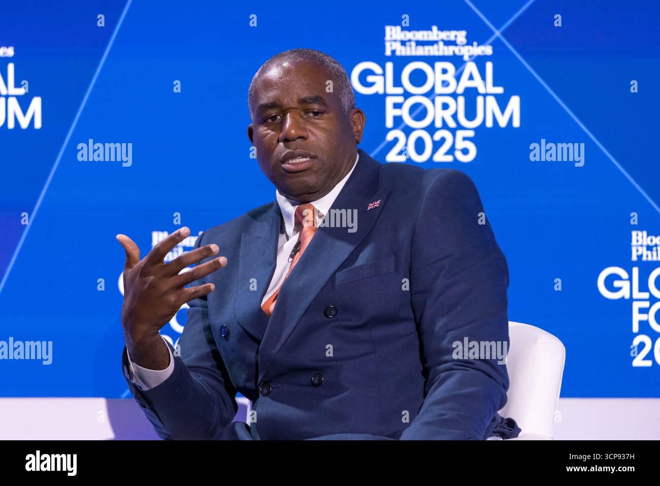 David Lammy, Deputy Prime Minister of the United Kingdom speaks onstage ...