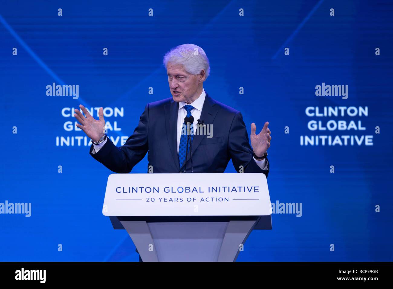 Former President Bill Clinton speaks onstage during the Clinton Global ...