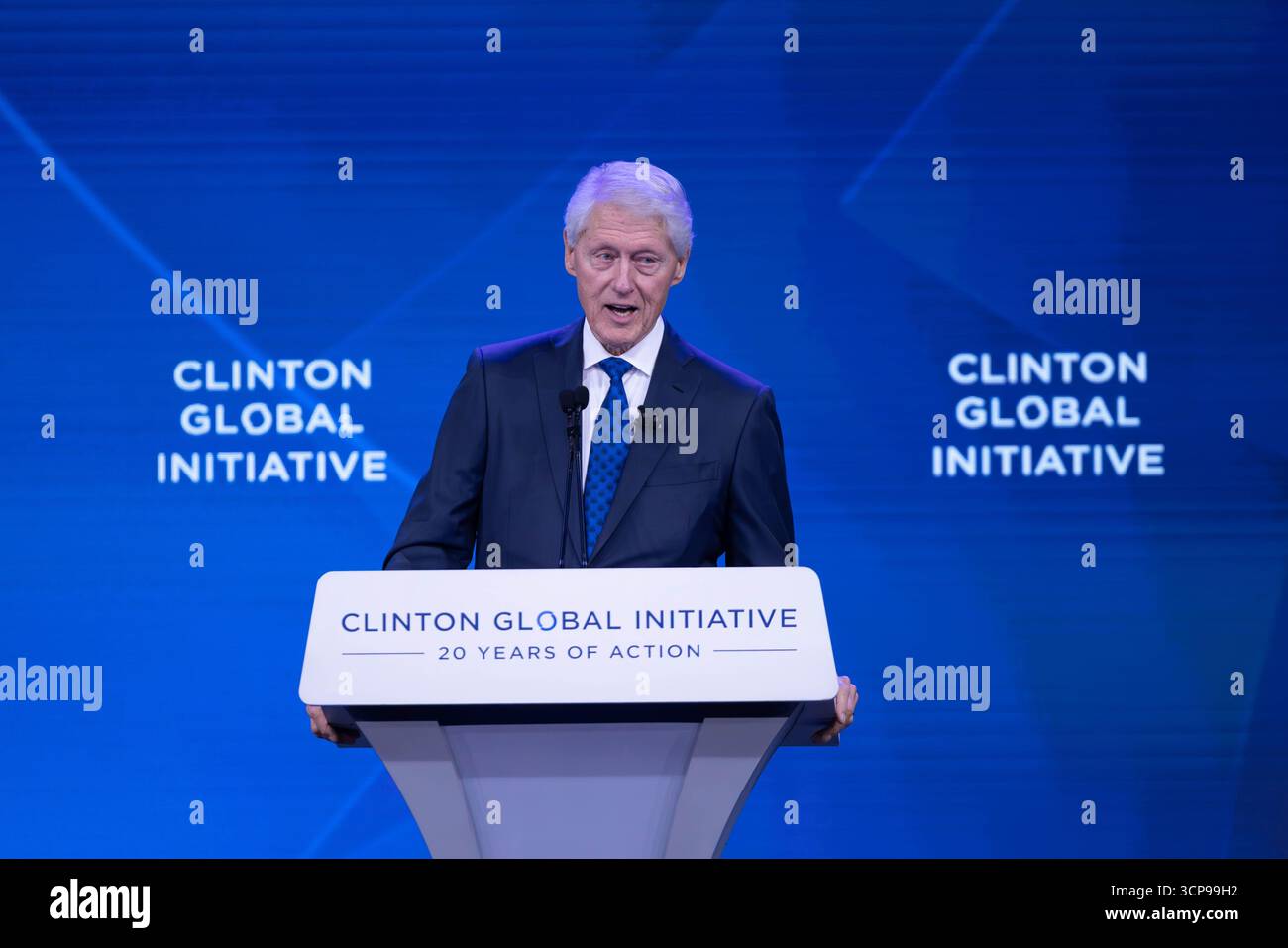 Former President Bill Clinton speaks onstage during the Clinton Global ...