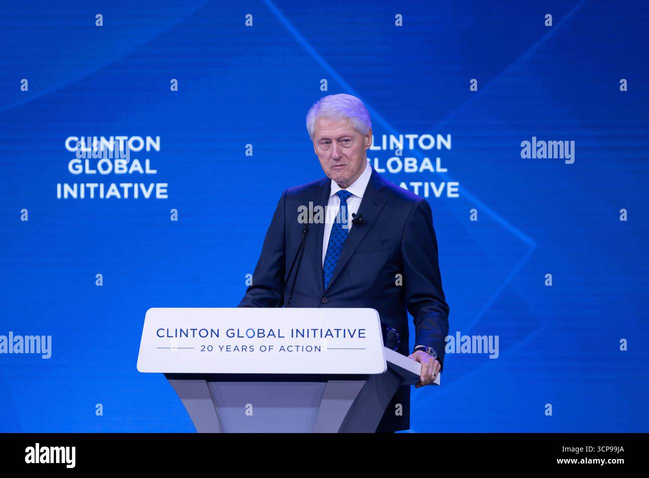 Former President Bill Clinton speaks onstage during the Clinton Global ...