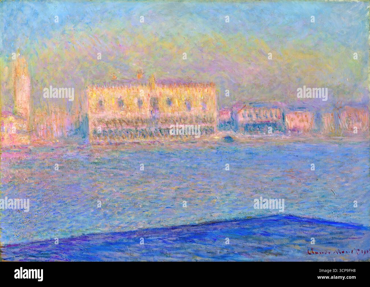 Claude Vector Image Claude Monet – The Doge’s Palace, Venice, 1908, Impressionist Venetian ...