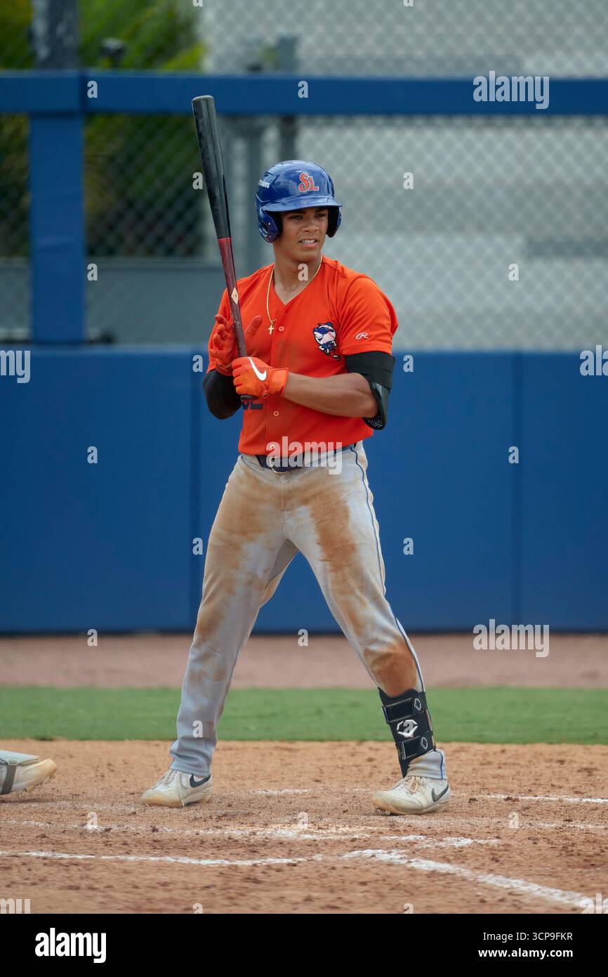 St. Lucie Mets Mitch Voit (32) bats during an MiLB Florida State League ...