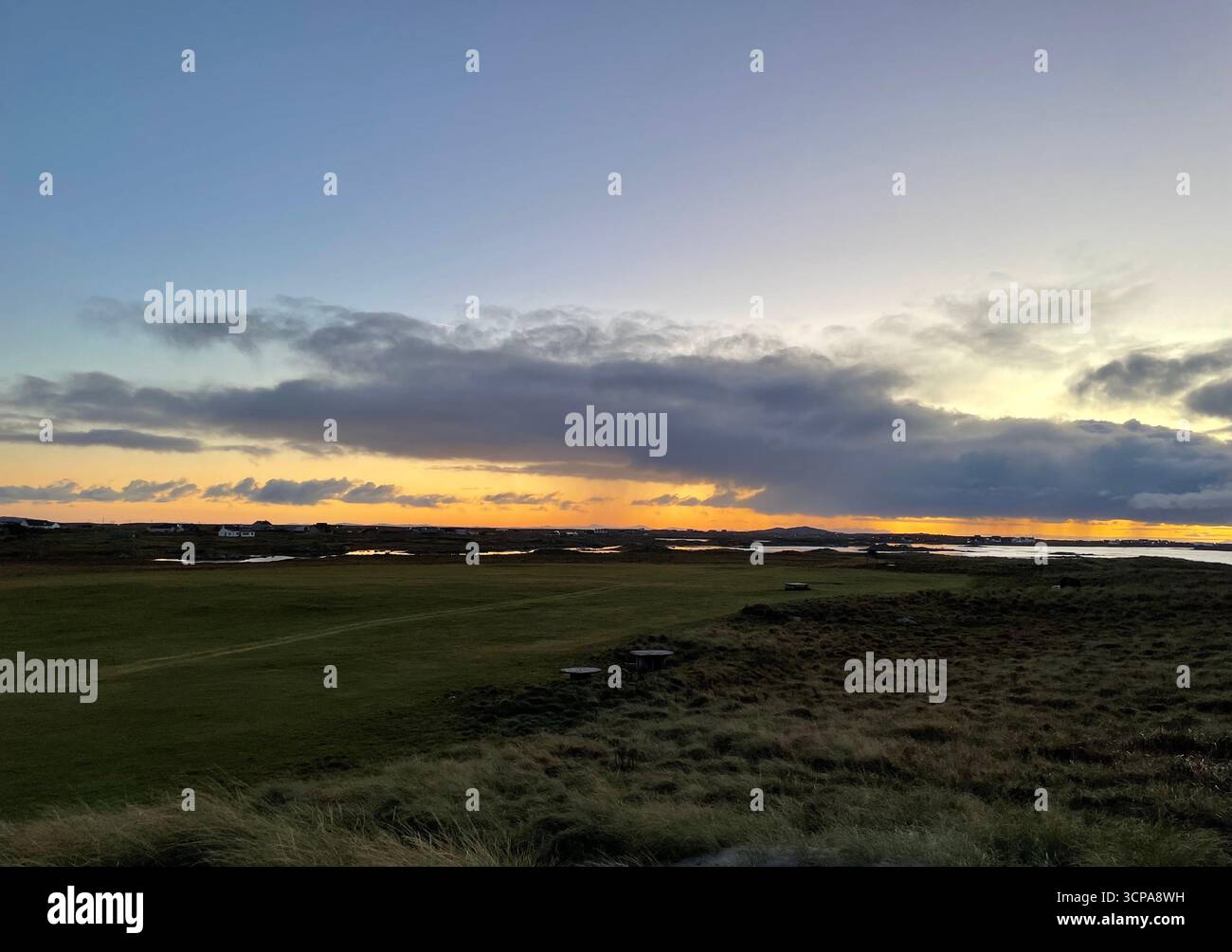 Sunrise over the ocean on a scottish island - Smartphone Captured Stock Image