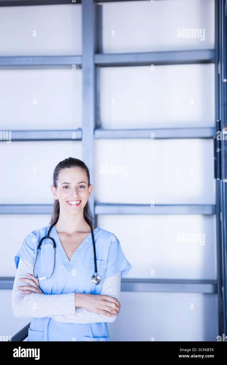 Female nurse standing before hi-res stock photography and images - Alamy