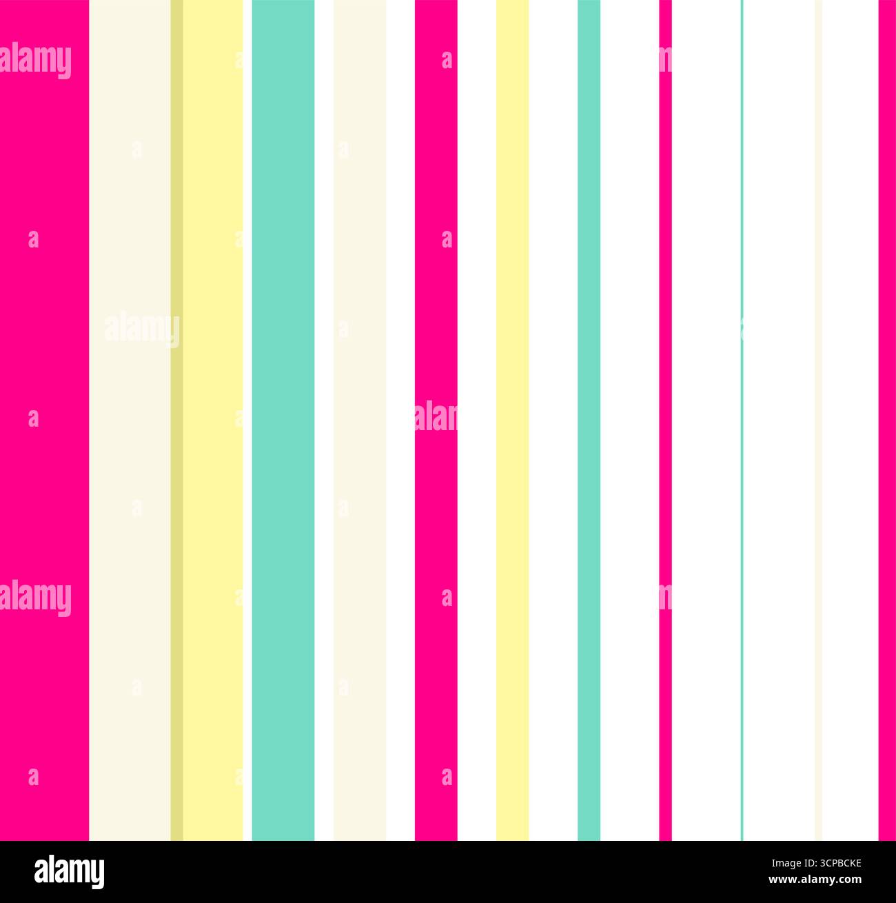 Stripes Seamless Pattern With Fun Color Vector Stock Vector