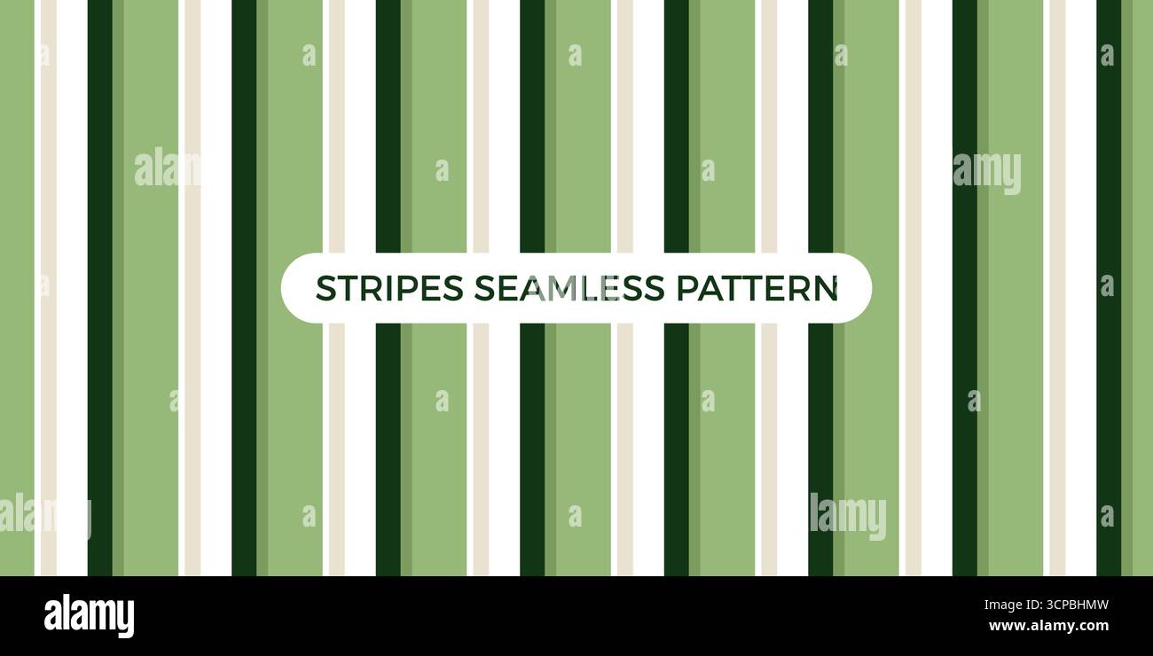 Stripes Seamless Pattern Colorful Design. Line Vertical Pattern Vector Stock Vector