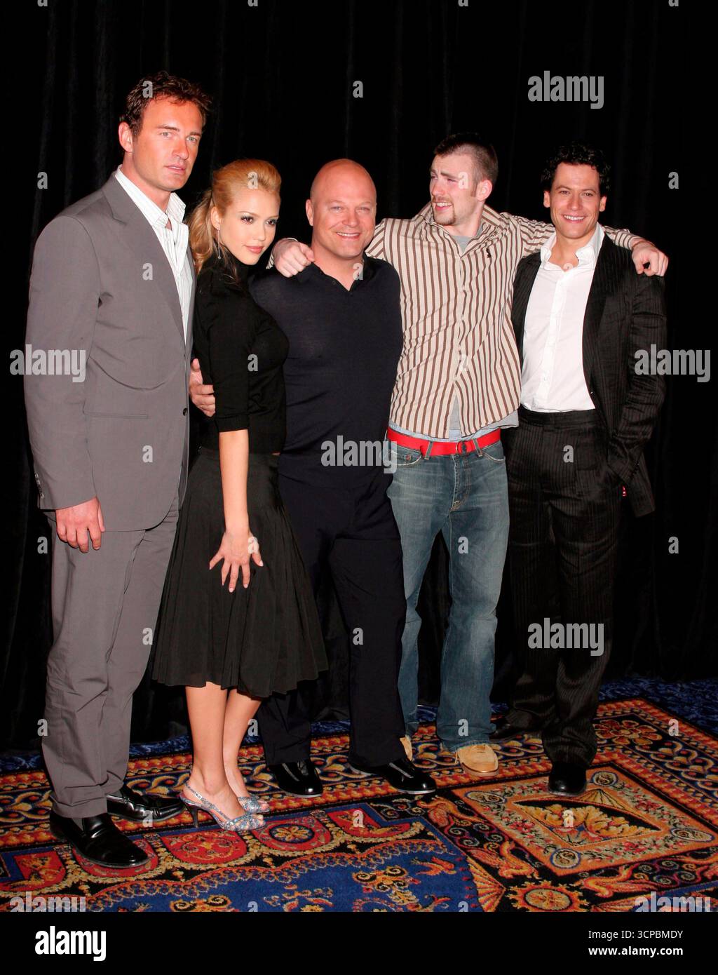 Cast of 'Fantastic Four' Julian McMahon, Jessica Alba, Michael Chiklis ...