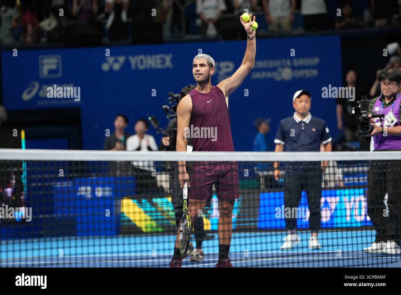 Tokyo, Japan. 25th September, 2025. Carlos Alcaraz of spain defeated ...