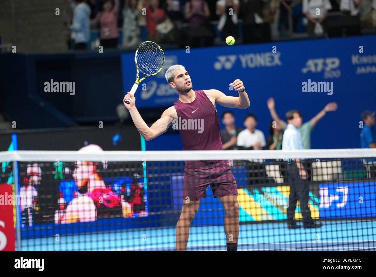 Tokyo, Japan. 25th September, 2025. Carlos Alcaraz of spain defeated ...