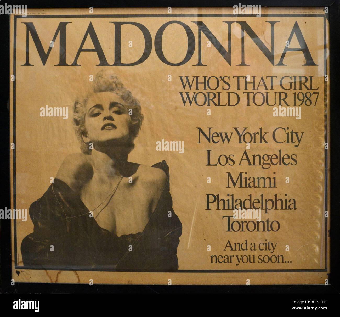 Madonna whos that girl world tour hi-res stock photography and