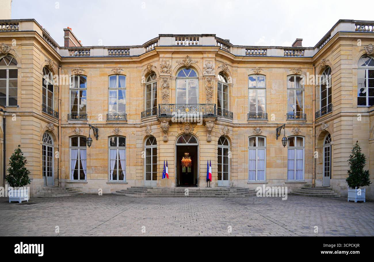 France, Paris, hotel Matignon, residence of prime minister, the