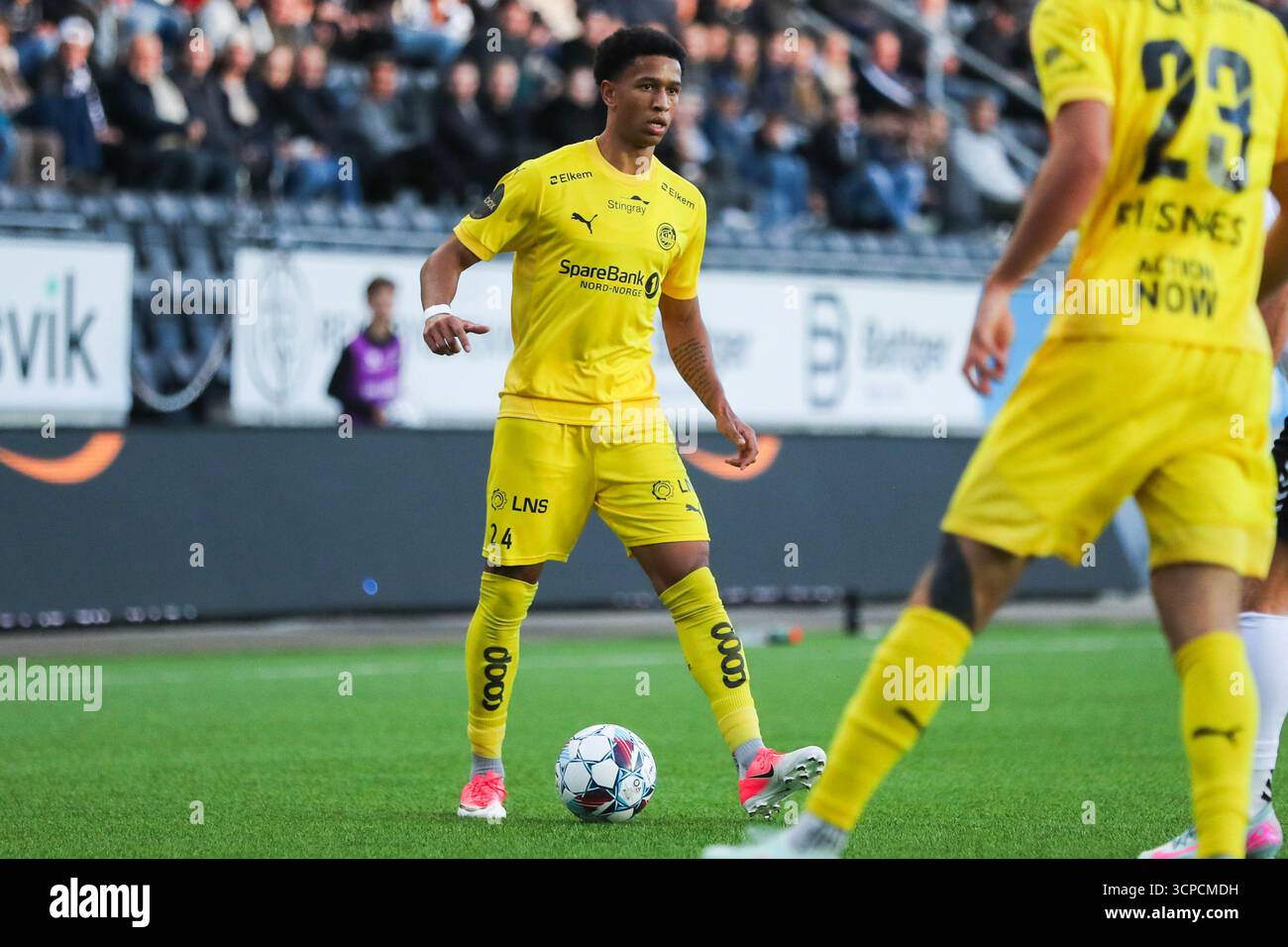 Skien 20250925. Bodø/Glimt's Daniel Bassi during the NM football match ...