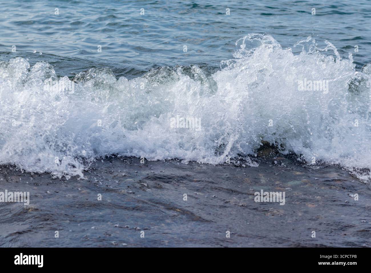 Close up shot of the sea wave Stock Photo - Alamy