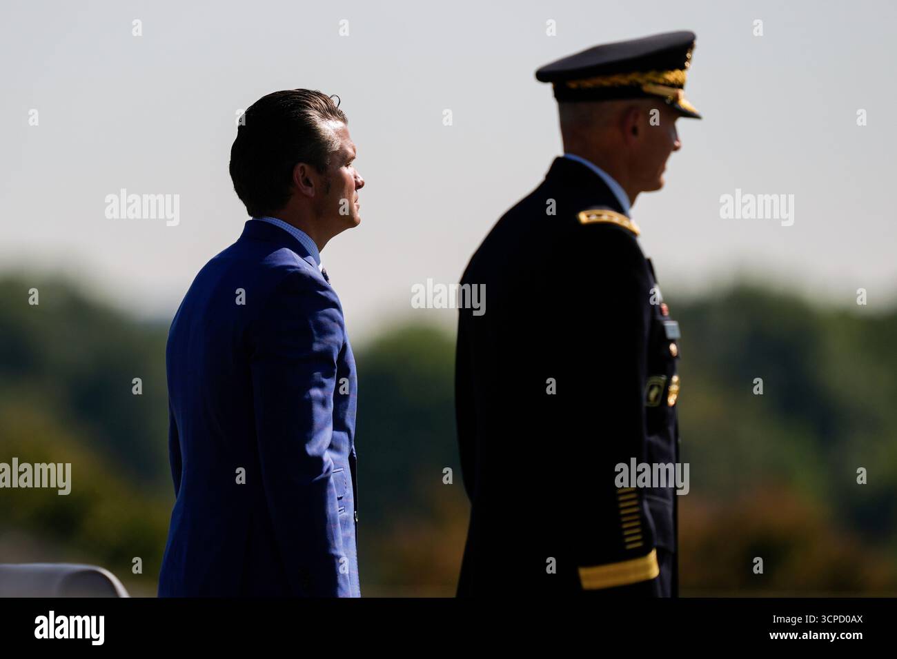 FILE - Defense Secretary Pete Hegseth, left, and Army Chief of Staff ...