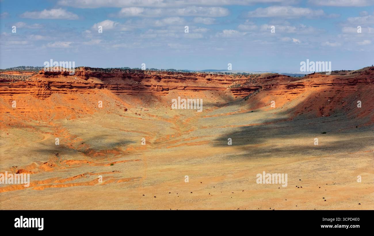 Aerial photograph of Hole in the Wall, a remote, protected location ...