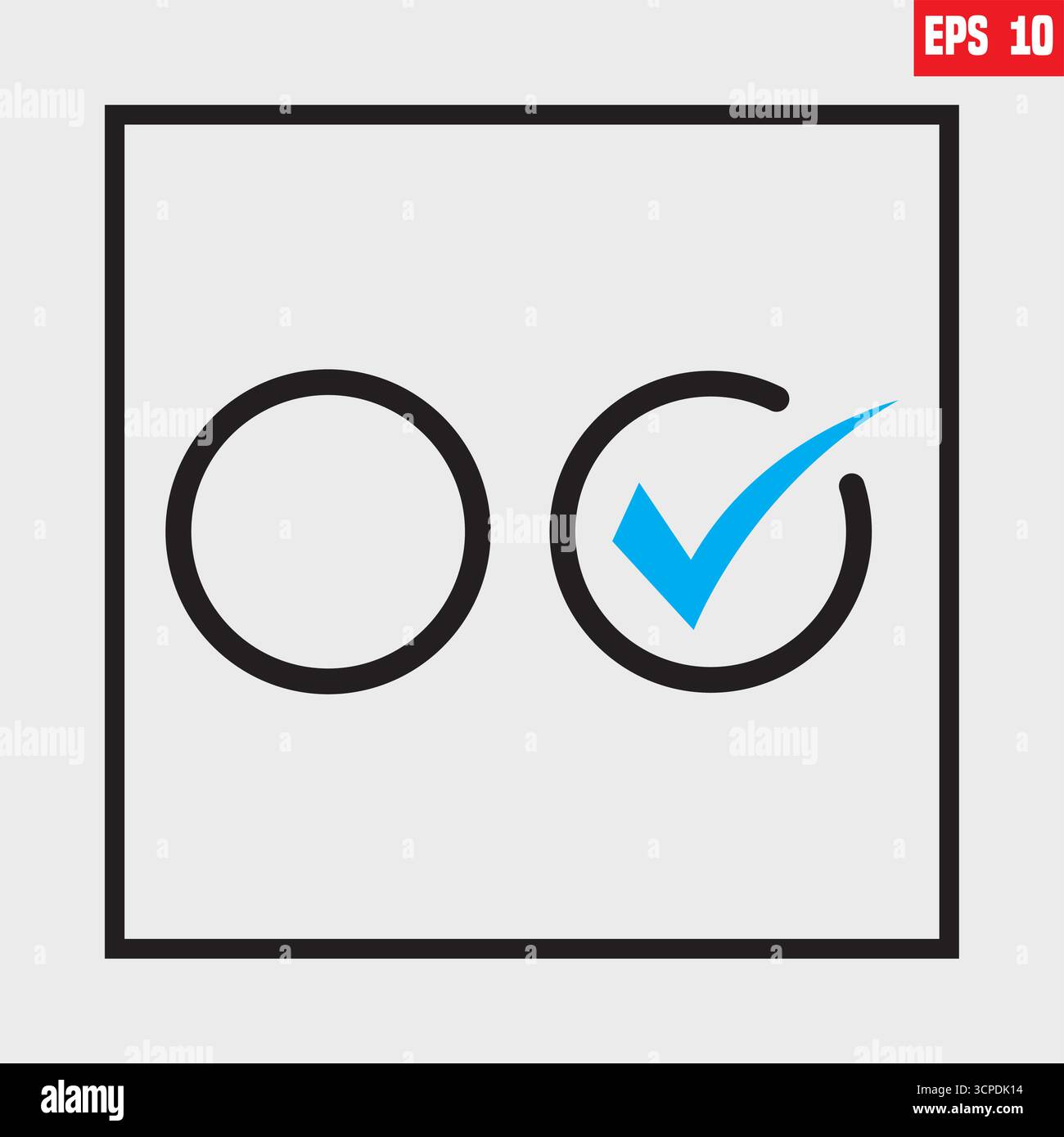 Correct icons Stock Vector Images - Alamy