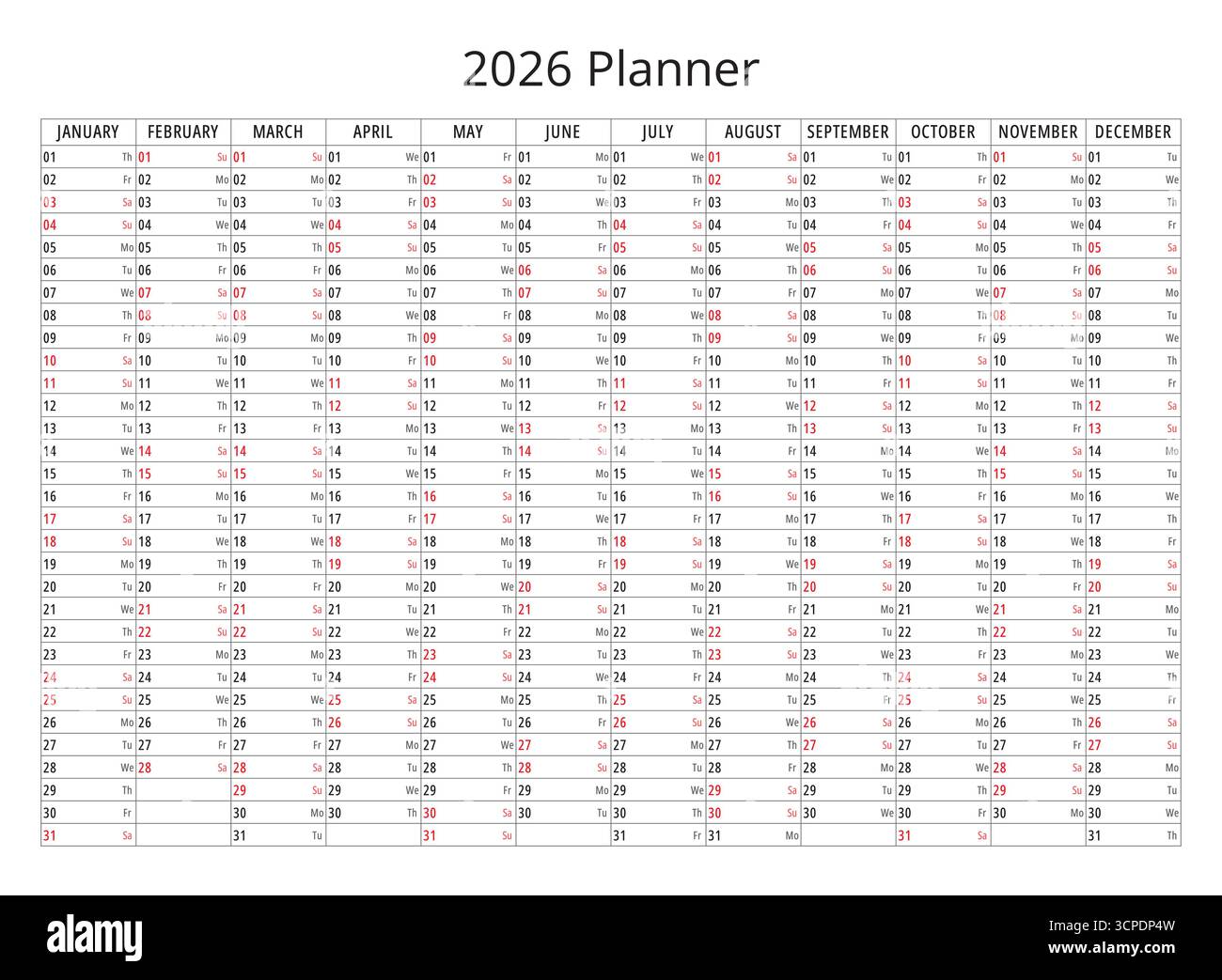 本 【裁断済】year note 2026/イヤーノート2026