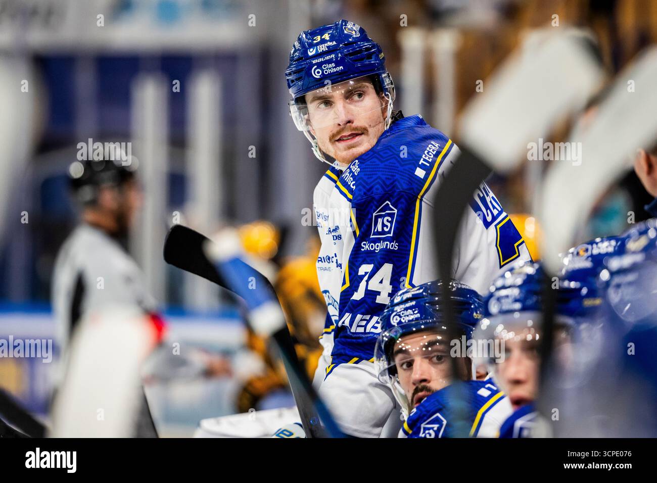 Fanion Hockey Sur Glace Suède - Svenska Ishockey Forbundet - Occasion