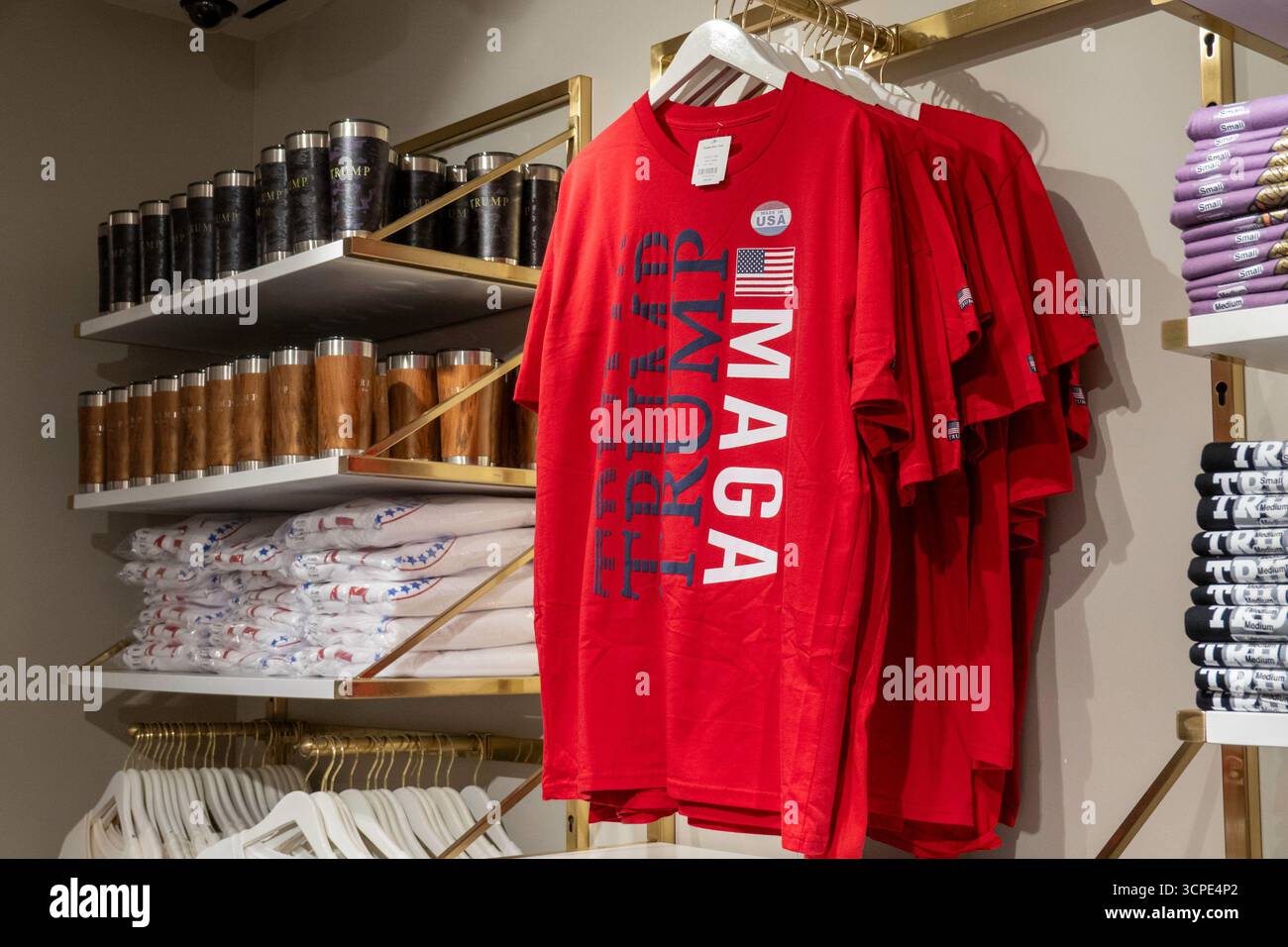 The Trump store in Trump Tower on Fifth Avenue sells branded ...