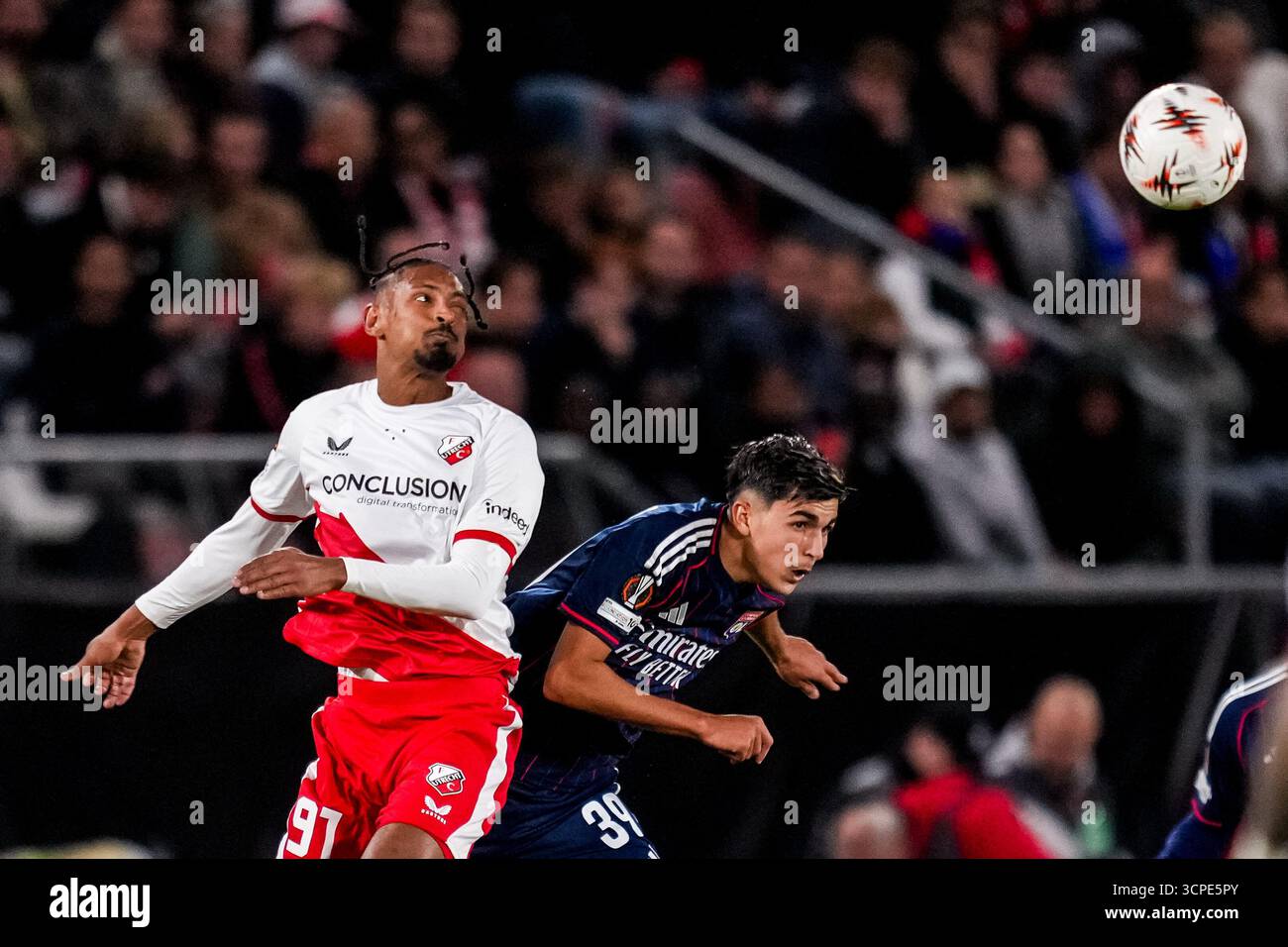 UTRECHT, NETHERLANDS - SEPTEMBER 25: Sebastien Haller of FC Utrecht and ...