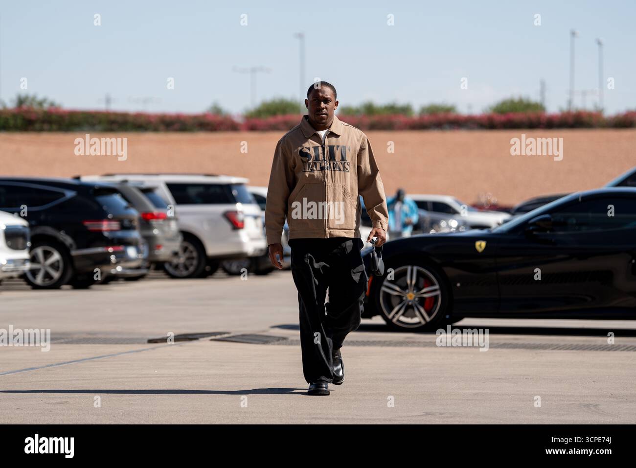 Arizona Cardinals running back Emari Demercado arrives to State Farm ...