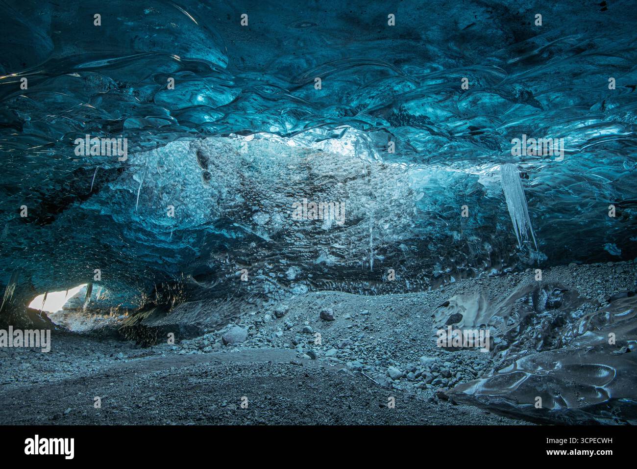 Crystal Blue Ice Caves At Brei amerkurj kull On Both Sides Of crystal-blue-ice-caves-at-brei-amerkurj-kull-on-both-sides-of