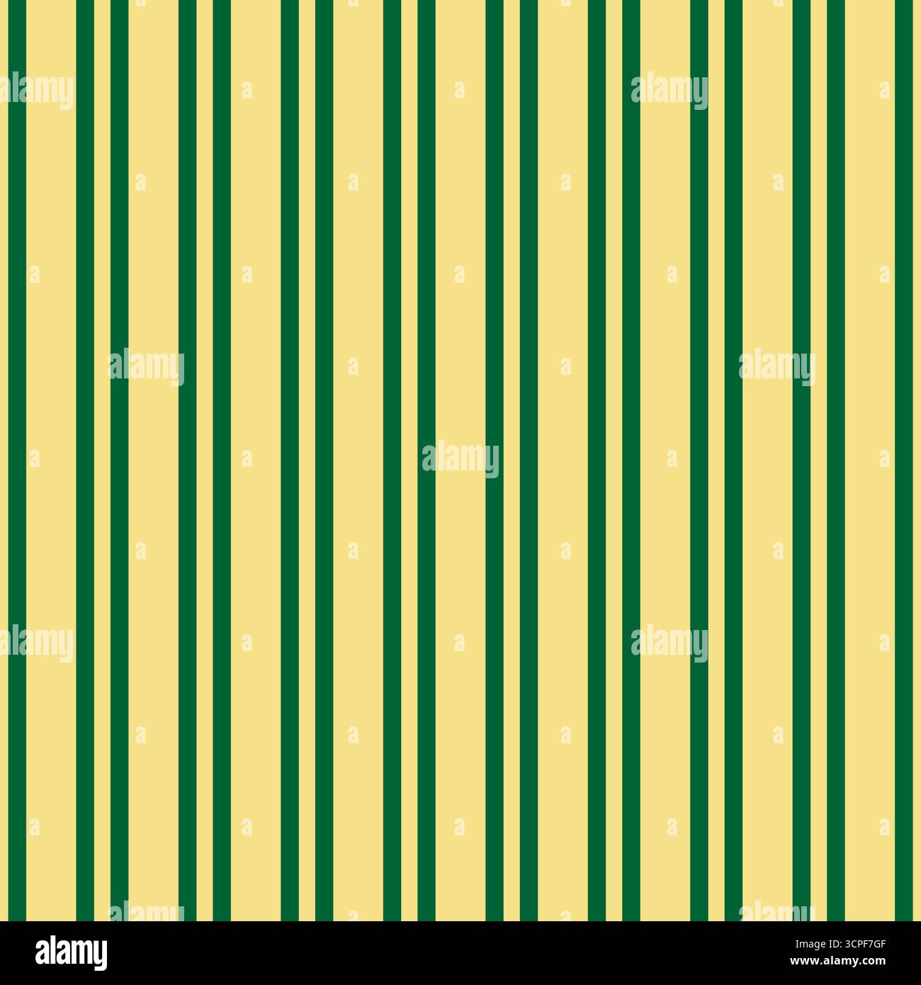 Vertical Green and crem stripes seamless pattern vector Stock Vector