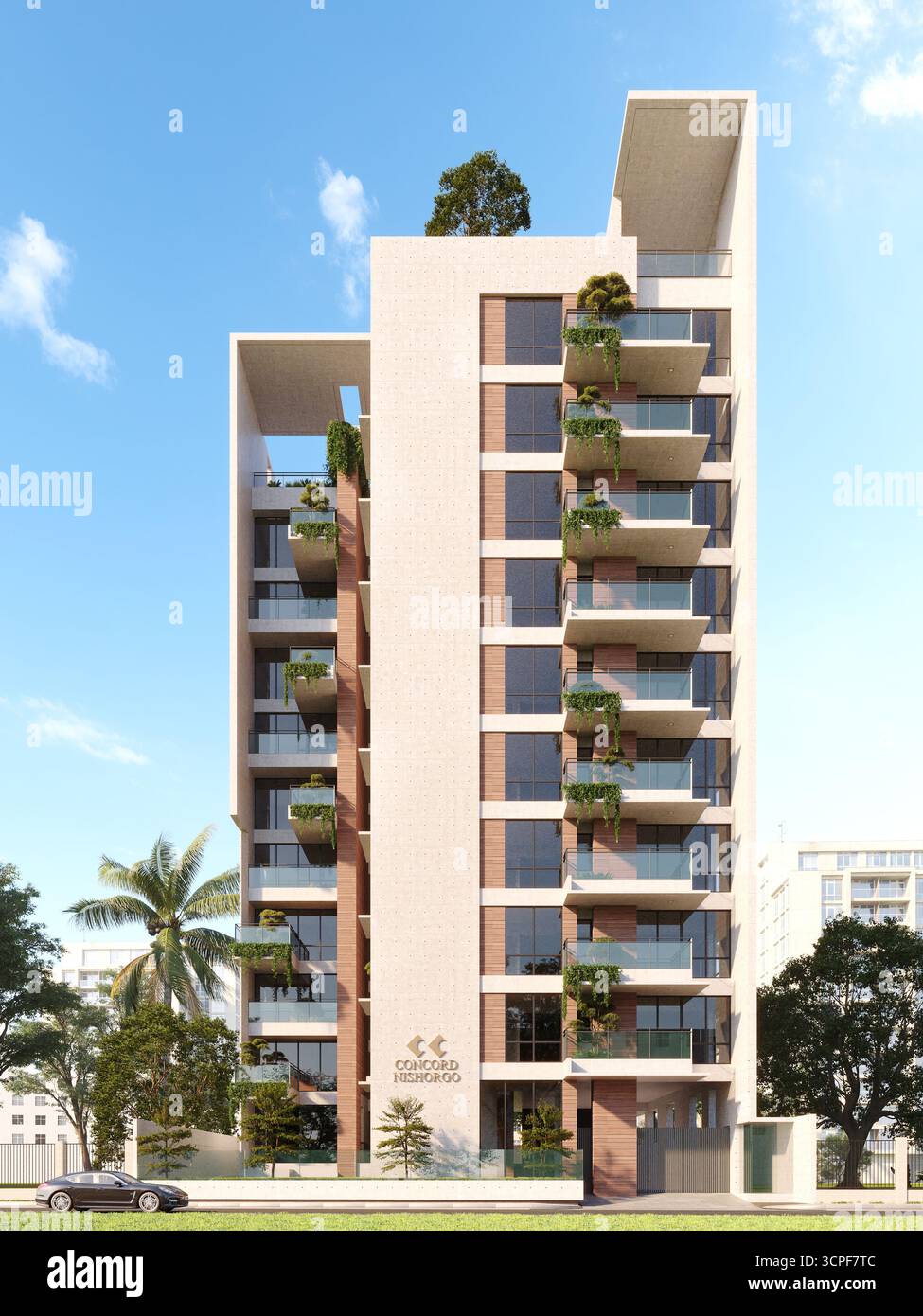 Luxury Modern Architecture Portfolio: High-End Residential Tower with ... - Luxury High-End Residential Builders