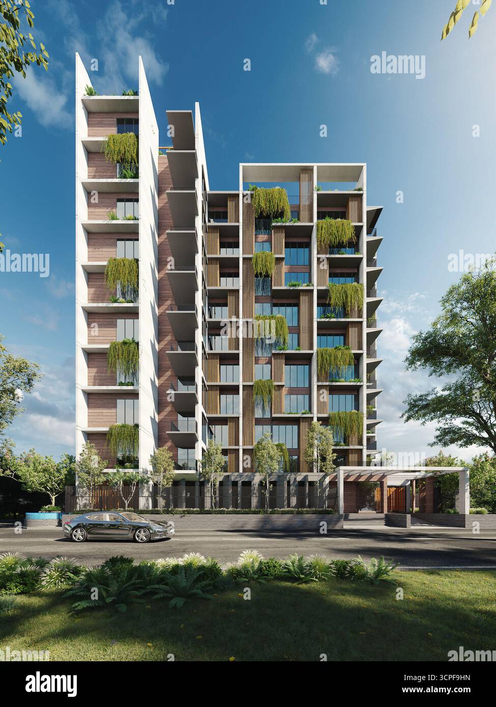 Picture of Luxury Modern Architecture Portfolio: High-End Residential Tower with ...