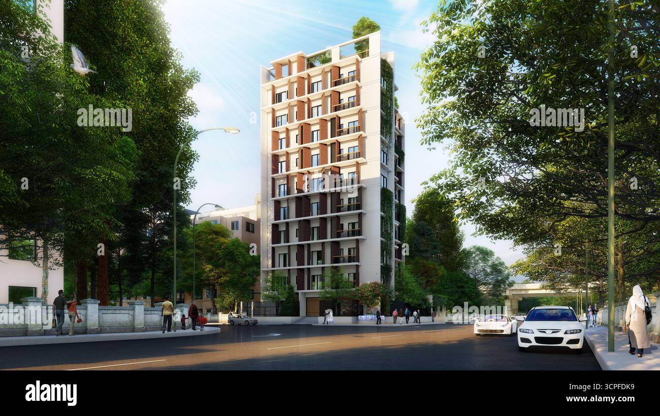 Image showcasing Luxury Modern Architecture Portfolio: High-End Residential Tower ...