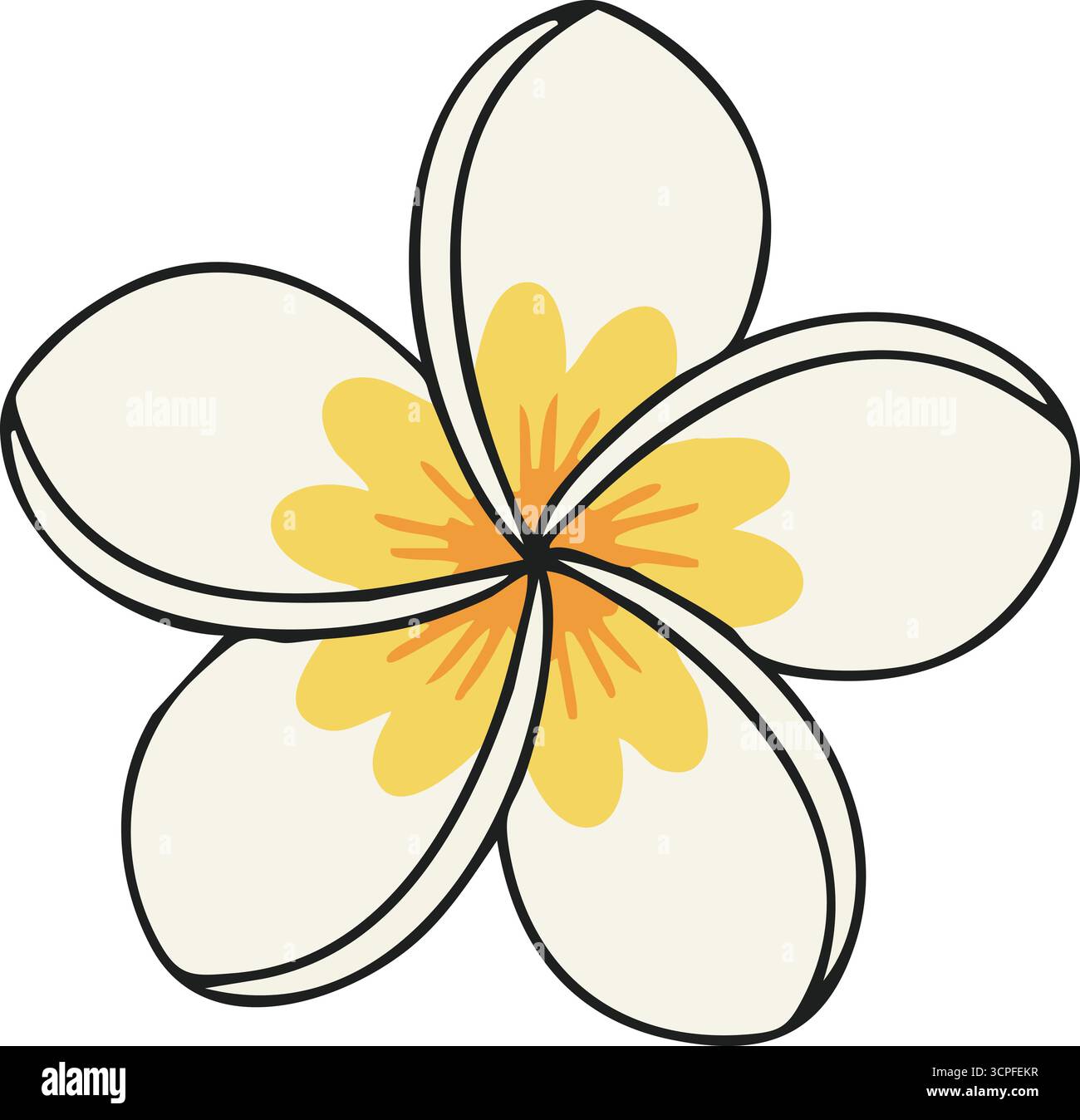 Creamy petals Stock Vector Images - Alamy