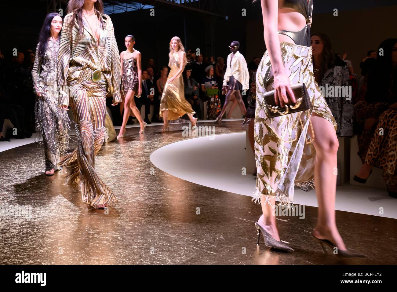 Milan Fashion Week - Women S/S 2026 Roberto Cavalli fashion show Vibes ...