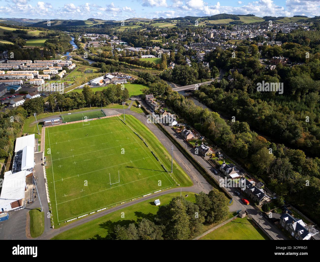 Selkirk Rfc Philiphaugh aerial view hi-res stock photography and images - Alamy