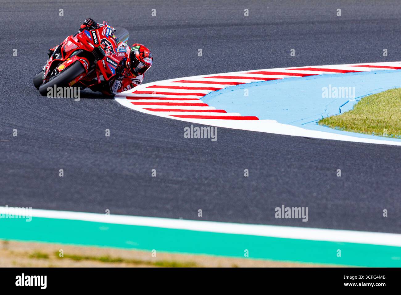 Ducati Lenovo Team rider Francesco Bagnaia seen in action during ...