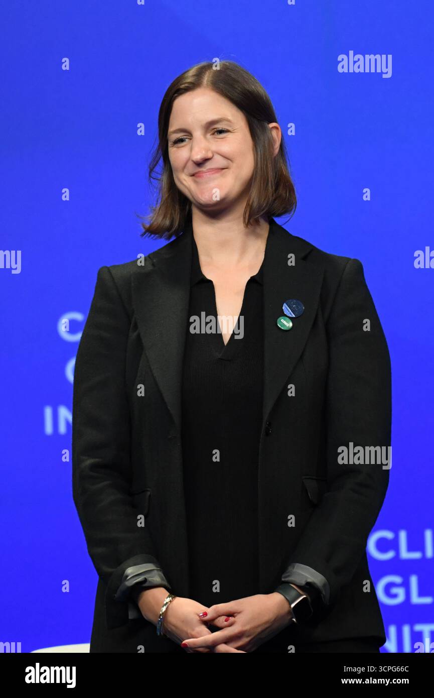 Anna Hainze onstage at the Clinton Global Initiative 2025 Annual ...