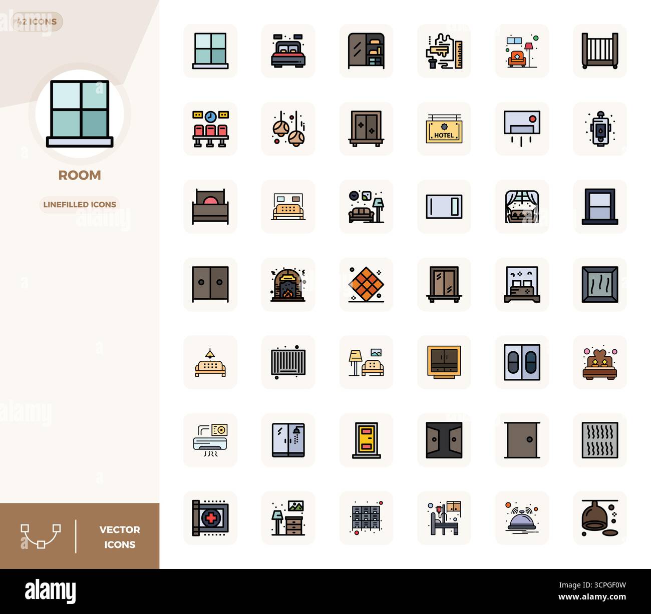 Office occupancy concept Stock Vector Images - Alamy