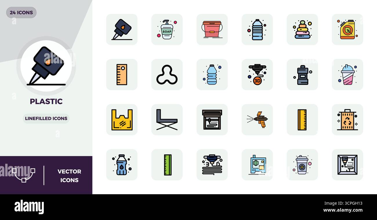 Advanced collection of 24 PIXEL perfect vector icons inspired by ...