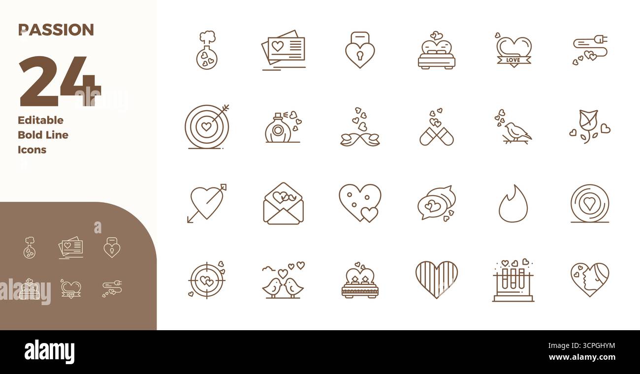 Revolutionary set of 24 PIXEL perfect vector icons inspired by Passion ...