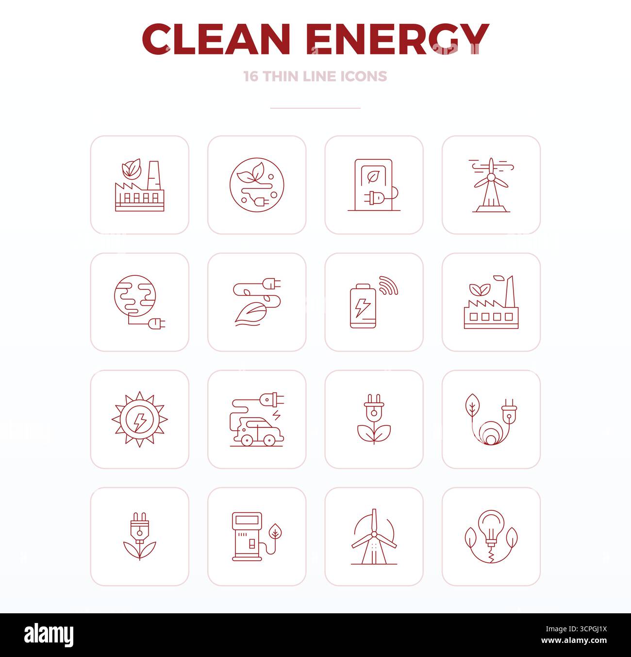 Renewable energy created wind Stock Vector Images - Alamy