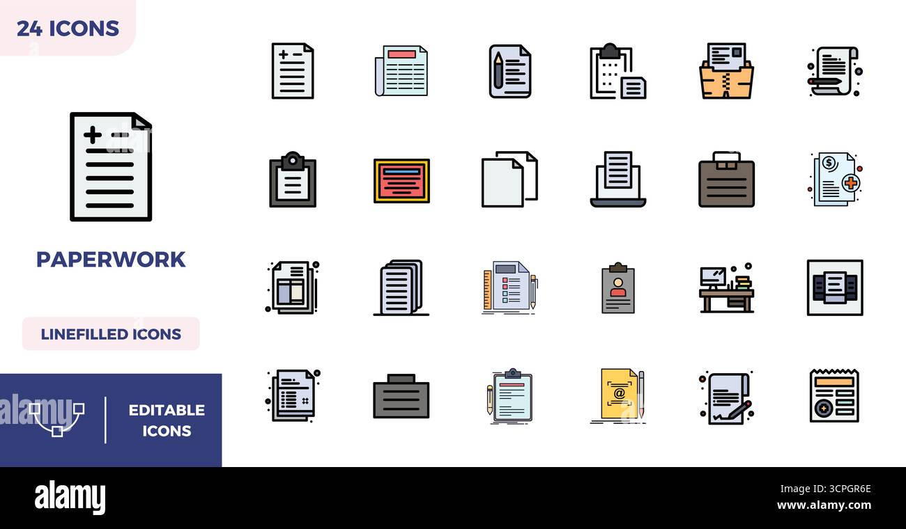 Paperwork processing vector vectors hi-res stock photography and images ...