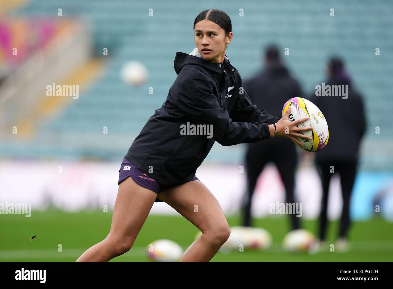New Zealand's Braxton Sorensen-McGee during the team run at the Allianz ...