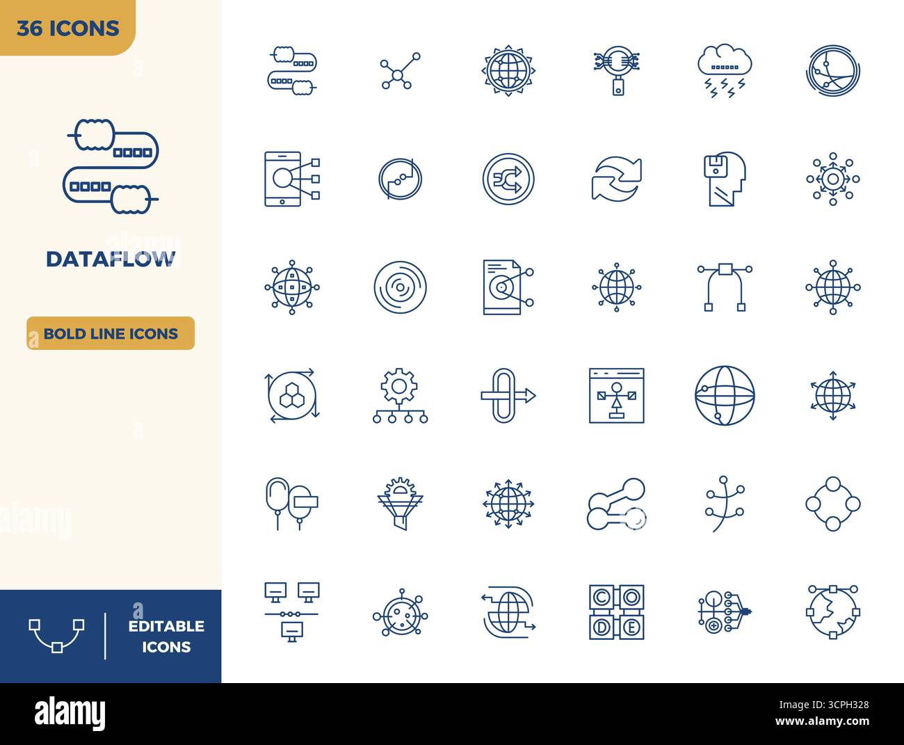 Dataflow architecture Stock Vector Images - Alamy