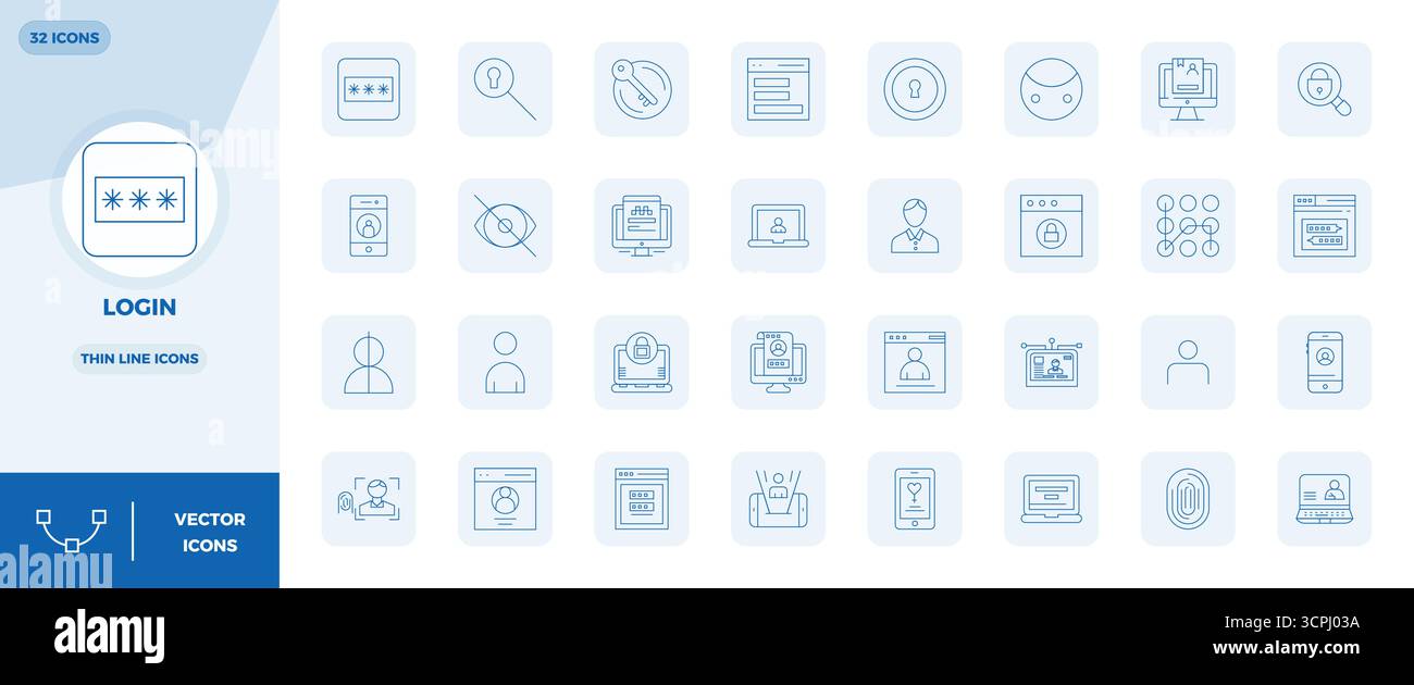 Explore 32 Thin Line PIXEL perfect vector icons in 128x128 resolution ...