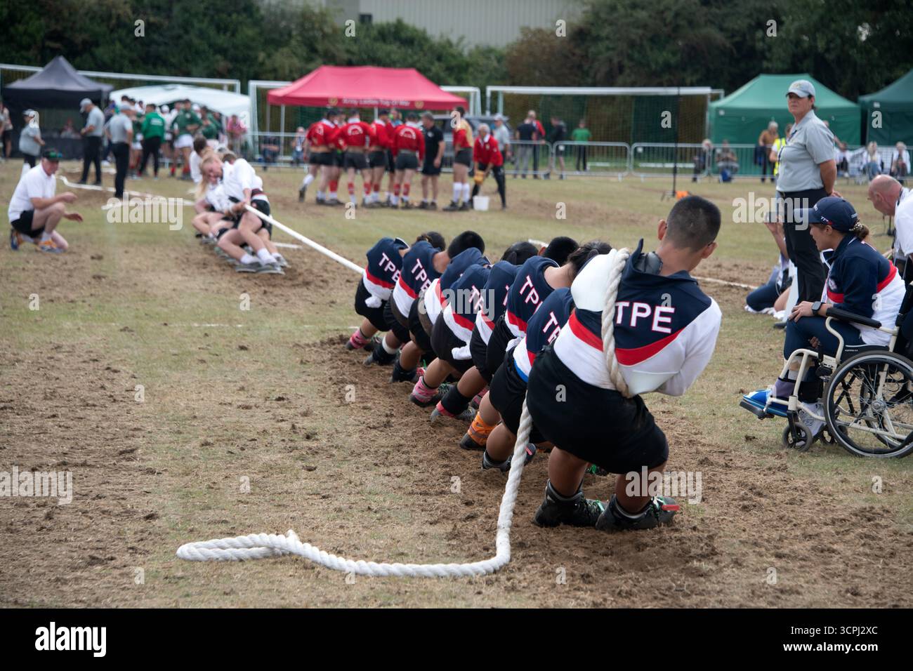 Tug of War, Taiwan, Taipei, Team, in action at the World Championships ...
