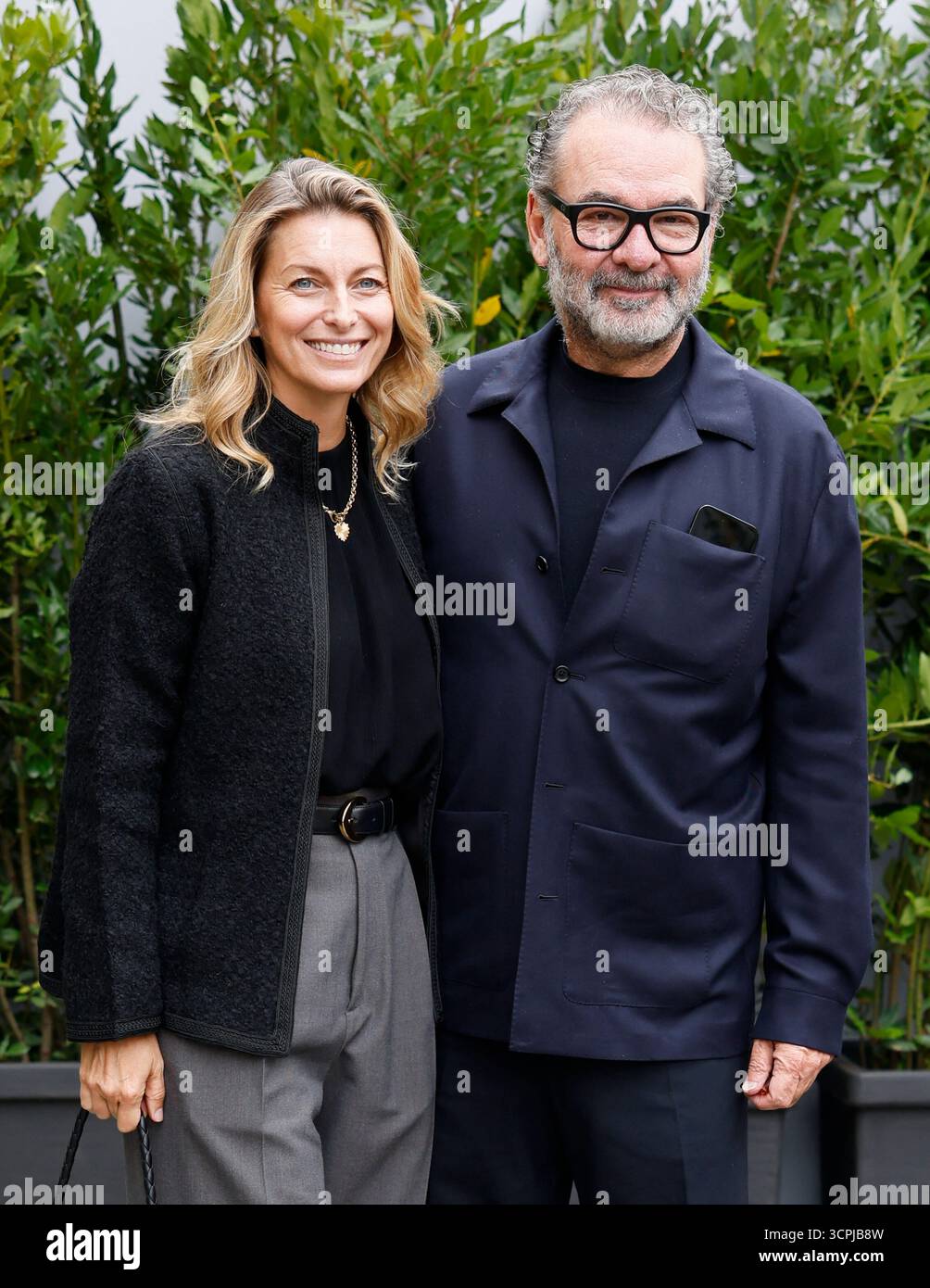 Federica Fontana, Remo Ruffini arrive at the Tod's fashion show during ...
