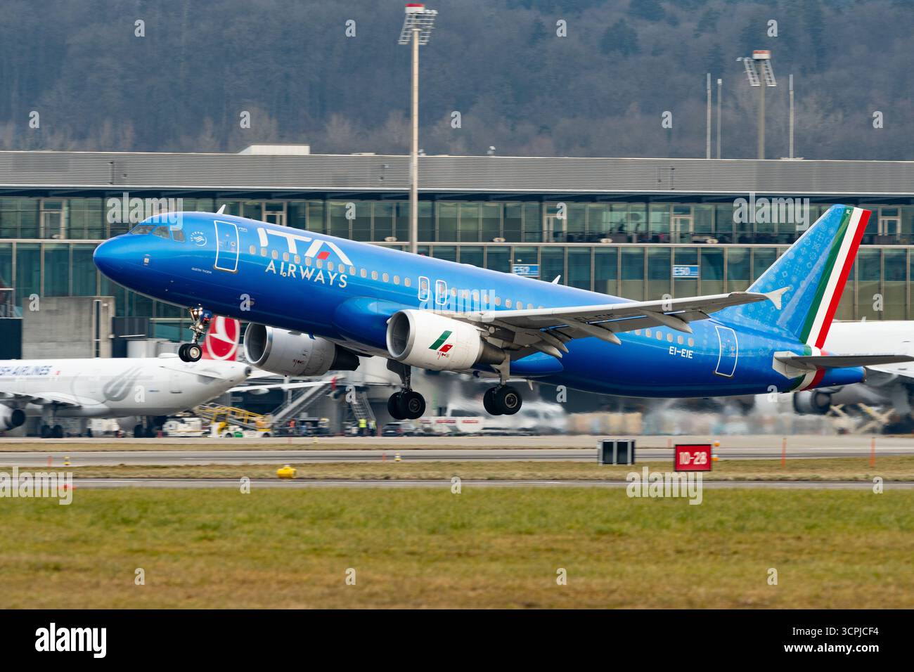Zurich Switzerland January 24 2025 EI EIE ITA Airways Airbus A320 Zurich Switzerland January 24 2025 EI EIE ITA Airways Airbus A320