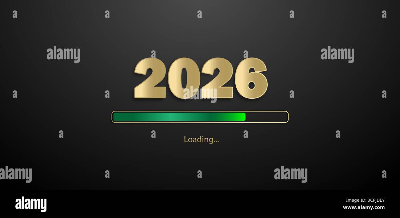 Loading 2026 Background Loading 2026 new year Stock Vector Images - Alamy